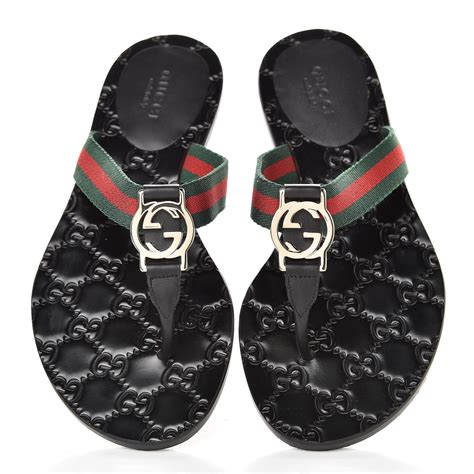 gucci thong sandals for cheap|gucci unisex sandals.